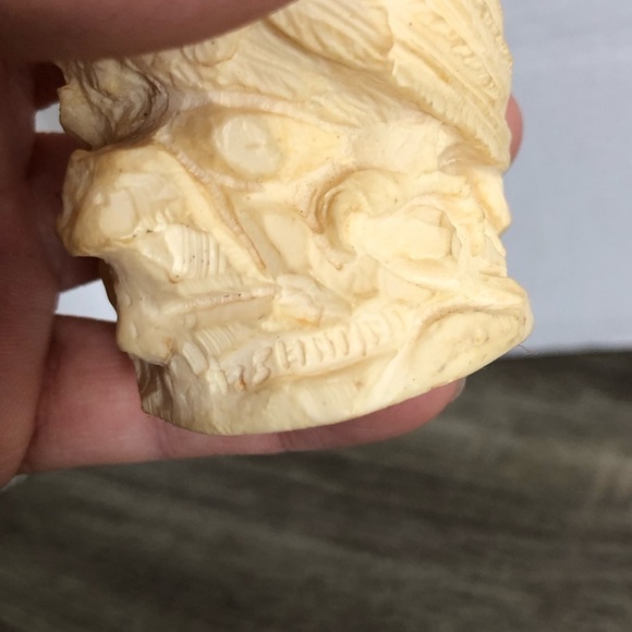 Vtg Italian Owl Sculpture by A. Santini - Picture 3 of 12